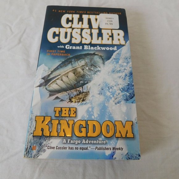 Lot of 3 Clive Cussler PB Valhalla Rising Dirk Pitt Kingdom Fargo Mirage Oregon - Picture 9 of 10